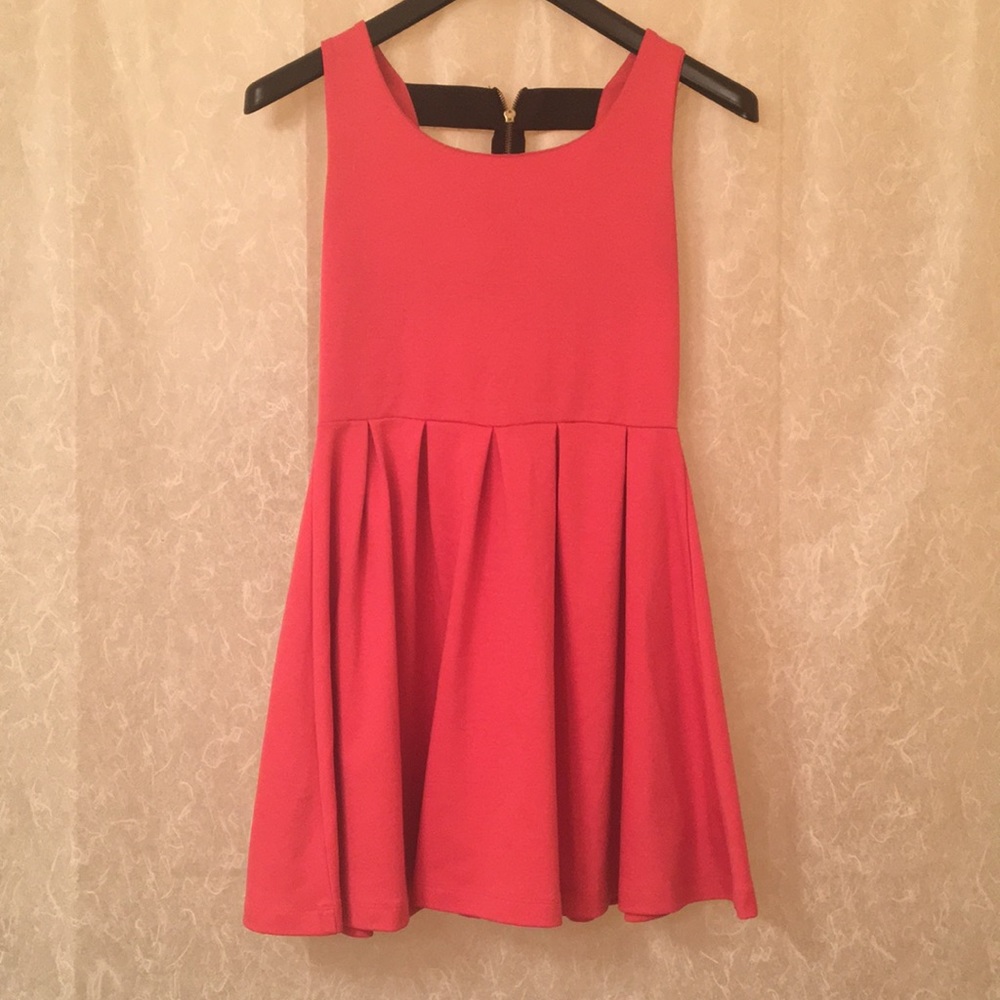 Caged Back Pink Dress